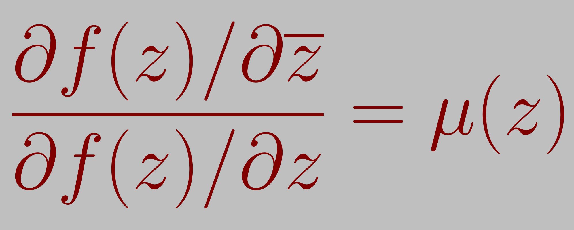 Beltrami Equation Solver Screenshot