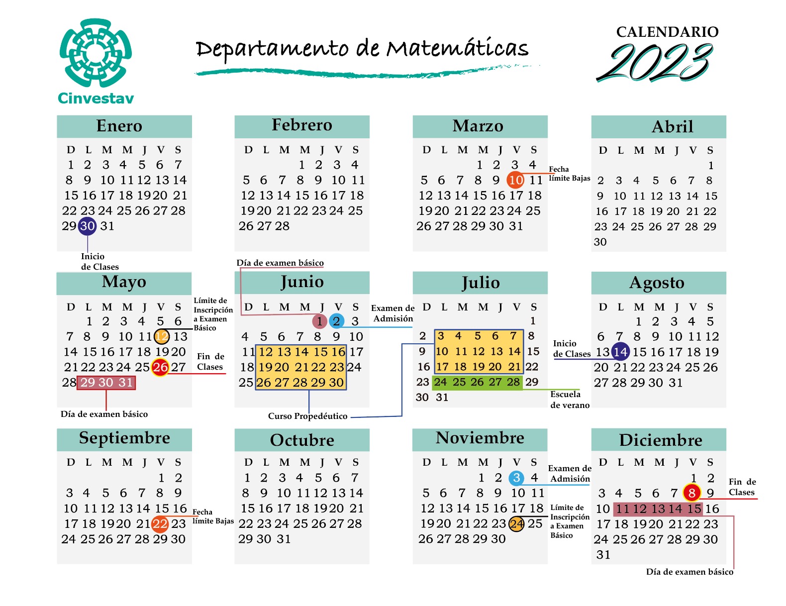 Calendario 2023
